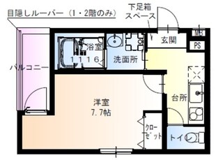 フジパレス住吉山之内の物件間取画像